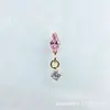 Brinco Pingente G23 Titânio Liga de Titânio Astmf-136 Zircônia Redonda Única Marquise Piercing Labial Stud de Titânio com Rosca Interna