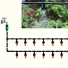 Traje de atomización naranja ajustable Sistema de pulverización exterior de baja presión en verano Riego de jardines enfriamiento riego agrícola