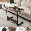 Mesa de Cabeceira Móvel Elevatória Quarto Apartamento Pequeno Prateleira de Armazenamento de Cabeceira Casa de Aluguel Mesa de Escritório para Computador