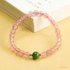 Pulsera de Cristal de Fresa Natural Ai Yu Pulsera de Cristal de Jade Fábrica de Gemas Venta al por Mayor Dropshipping S3091505