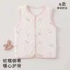 Chaleco para bebés, adecuado para otoño, hecho de algodón puro, elegante chaleco acolchado clase A para bebés y niños pequeños