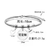 Pulseira europeia e americana transfronteiriça pulseira de osso de cobra de aço inoxidável pulseira com gravação em aço titânio presente de feriado comemorativo do Dia das Mães atacado