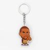 Novo chaveiro de estrela de basquete masculino Kobe Owen Harden James acrílico desenho animado bolsa pingente atacado