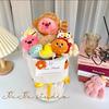 Regalo de Navidad Muñeco Castor Loopy Ramo de Dibujos Animados Peluche Regalo de Cumpleaños para Niñas, Amigas y Mejores Amigas