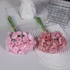 Pequeño Ramo Artificial de Rosas 27 Cabezas de Flores Pequeña Peonía Artificial Flor de Fotografía Accesorios Ramo de Novia Muebles para el Hogar