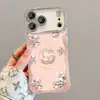 Funda de pulsera Camelia adecuada para Apple 17 Pro Max, iPhone 15, 16 de lujo ligero, 14 de gama alta, patrón de flor de camelia