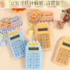 Kapi Farm Colgante Pony Arcoíris Calculadora Dibujo Animado Lindo Botones de Gelatina Calculadora Portátil Hogar Pequeño
