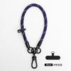 Cordão para Celular Pendurado no Pescoço Transversal 8mm Tira Trançada Corda Curta para Pulso Capa de Celular Cadeia de Cordão Atacado Fábrica