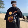 Camisetas de Manga Curta para Alunos do Ensino Fundamental para Meninos e Crianças Maiores no Verão, Camisas de Manga Meia-Manga 100% Algodão para Alunos do Ensino Médio, Camisas Modernas de Manga Três Quartos com Desenhos