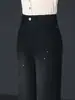 3168 Jeans Acampanados Nuevos de Primavera y Otoño, Pantalones de Mezclilla Cola de Pez, Versátiles, Patrón Estrellado, Lentejuelas de Moda, Efecto Adelgazante