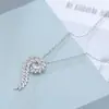Collar de Amazon de suministro transfronterizo, diseño de nota atmosférica de lujo, artesanía pesada, incrustado con circonita AAA
