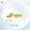 Accesorios DIY con los Diseños del Personaje '', Flor de Loto, Moneda y Tubo Curvo; Arena Dorada, Cobre Through-Hole, Chapado en Oro, Juego de Accesorios de Cadena para Joyería Estilo Chino