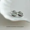 Brincos Versáteis de Esmalte Color-Blocking, Modernos e Únicos, Acessórios de Orelha Elegantes e Sofisticados, Brincos Estilo Hong Kong Retrô de Luxo Leve com um Toque de Alto Padrão