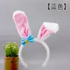 Acessórios de Cabelo de Coelho de Pelúcia Fofo Japonês Headwear para Menina Comic-Con Festa Brincando Faixa de Cabeça com Orelhas de Coelho Simulação