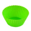 Forma de silicone para muffin redonda forma de bolo de silicone redonda copo para pudim bolo redondo 7cm forma de bolo DIY