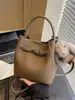 Bolso Cubo de Alta Gama de Moda para Mujer 2026 Nuevo Primavera Vintage Versátil Bolso de Mano Simple Bolso de Hombro Cruzado Moda