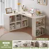 Gabinete de celosía partition de mesita de noche semi-cerrado gabinete de almacenamiento de dormitorio estante de almacenamiento de estantería de mesita de noche almacenamiento de extremo de cama de piso ocho compartimentos