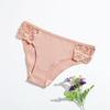 Nuevas Bragas de Algodón Puro con Hilo para Mujer Color Sólido Cintura Baja Encaje Transpirable Doble Capa Ropa Interior para Mujer Se Venden por Separado