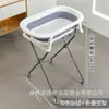 Bañera Plegable para Bebé, No Necesita Agacharse, Soporte para Bañera de Bebé, Cubeta para Baño de Bebé, Bañera para Recién Nacido, Baño para Bebé