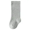 Calcetines para Bebé 2026 Estilo Primavera y Otoño Calcetines de Algodón de Doble Aguja para Recién Nacidos y Bebés Antideslizantes Anti-Frío para el Piso Que No Aprietan las Piernas