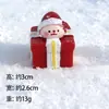 Ornamentos Transfronteiriços de Resina de Novo Papai Noel Rena Trenó Árvore de Natal Paisagem em Microescala Acessórios DIY Fonte de Suprimentos