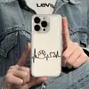 Capa de Celular com Design de Patinha de Gato ECG para Apple 17 Pro Max iPhone 16 Estilo Japonês 15 Capa Macia 14 Transparente 13/8