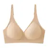 Sujetador invisible push-up para mujer, delgado y cómodo, sin tirantes, espalda descubierta, sujetador bonito, sujetador push-up estilo europeo y americano