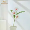 Ramos de flores de hilo hechos a mano, listos para usar, incluyendo flores artificiales, disponibles para personalización y envío directo desde el fabricante