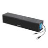 Altavoz Largo de Madera Altavoz Bluetooth con Cable USB Altavoz Dual Altavoz Pequeño para Notebook Sonido Blaster para Computadora de Escritorio