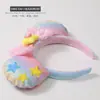 Diadema Personalizada de Gradiente Arcoíris para Parque de Atracciones Diadema Lazo Lindos Accesorios para el Cabello Tocado Nuevo Estilo Dulce Otoño e Invierno 2023