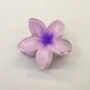 Amazon Transfronterizo Colorido Clip para el Cabello de Flor de Plumeria Vintage Elegante Pinza de Tiburón para la Parte Posterior de la Cabeza para Mujer