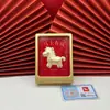 Nueva decoración de oro puro 999 "Fortuna Instantánea", riqueza de todas las direcciones, artesanía para negocios, regalo para otros
