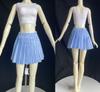Ropa de Bebé Hecha a Mano para Muñeca BJD 1/3 de 60 cm Ropa MJD Moda Ropa Casual Chaleco Falda Plisada Falda Corta