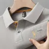 Comercio Exterior Transfronterizo Casual Negocios Solapa Estilo Papá Transfronterizo Comercio Exterior Transfronterizo Más Vendido Marca de Moda Top Manga Corta Bordado po
