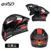 Casco de Moto Publicitario para Hombres y Mujeres, Casco Integral de Moto Universal para Todas las Estaciones, Luz Trasera LED, Casco Abierto de Invierno Certificado 3C/Dot