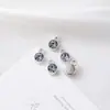 Chapado con Tachuelas de Diamante Piedra de Estrella Colorida Piedra de la Suerte Joyería de Piedra de Nacimiento Accesorios Colgante de Collar DIY Pendientes