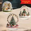 Rueda de la Fortuna Árbol de Navidad Acrílico Plano 2D Adornos Decorativos para el Hogar Sala de Estar Estudio Escritorio