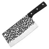 Cuchillo de Cocina Doméstico Puramente Forjado a Mano, Cuchillo para Rebanar, Cuchillo para Picar, Cuchillo para Cortar Huesos, Afilado