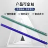 Venta al por mayor de fábrica pajita de vidrio borosilicato de grado alimenticio con punta biselada 8*215 tubo recto/curvado pajita de color transparente