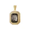 Colar com Pingente de Gota d'Água Coração de Pêssego Pedra Preciosa Zircônia Estilo Europeu e Americano Distrito de Lu Luxo Acessível Joias de Moda Feminina