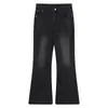 Jeans acampanados estilo americano para mujer, nuevo modelo otoño 2026, de tiro alto, adelgazantes, con un diseño de pierna ancha fluido para estudiantes de secundaria y preparatoria.