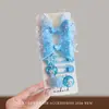 Pinza para el pelo de estilo coreano para niños, Pinza de malla con lazo para niña, Adorno para el pelo, Pinza para flequillo de bebé, Pinza superior, Accesorios para el pelo de princesa