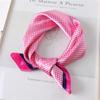 Houndstooth Cachecol Feminino Estrela Cyber Celebridade Lenço Novo Estilo Pequeno Lenço Quadrado 60cm Sade Imitação Lenço de Seda Lenço Lenço