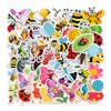 50 Mundo de Insectos Mundo de Insectos Aprendizaje Infantil Pegatinas Cognitivas de Dibujos Animados Impermeables Pegatinas para Cuaderno