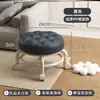 Taburete con Ruedas Giratorias para Estar Sentado Mucho Tiempo, Uso Doméstico Moderno Minimalista, Taburete Móvil con Ruedas, Taburete Bajo con Ruedas, Taburete Redondo para Niños