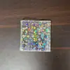 Álbum de Fotos Transparente con Brillo de Estrella Láser A6A8 de una Sola Rejilla Carpeta de Anillas Álbum de Almacenamiento para Fotos Polaroid de 3 pulgadas para Tarjetas de Fans