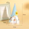 Jingchen - Muñeco de flores, adorno decorativo, enano de peluche, muñeco de Rudolph, anciano sin rostro