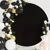 Festa de Casamento Transfronteiriça Tecido Elástico Arco de Ferro Tecido de Fundo Redondo Conjunto Decoração de Fotografia Cor Sólida para Casa