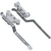 Accesorios para Cortineros Eléctricos Riel Viejo SF Polea de Brazo Largo Barra Cromada de Hierro Deslizador Silencioso Amortiguador Anticolisión