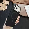 Funda de Silicona Líquida Magnética Adecuada para Teléfono Móvil Apple 17Promax Piel-Sintiente Color Puro Iphone16 Cubierta Protectora Anti-Caídas